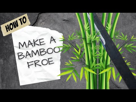How to Make a Bamboo Froe to Make Fly Rods