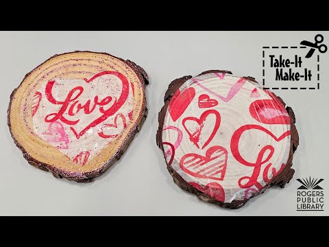 Take-It Make-It February 2025: Valentine Coaster