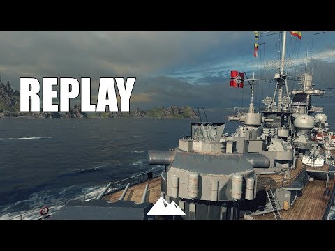 HINDENBURG, extremer HE Schaden, brutale Brände! - World of Warships | [Replay] [Deutsch] [60fps]