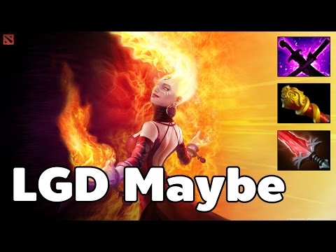 Lgd Maybe Play Lina Rank MMR Game
