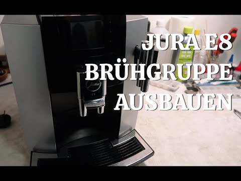 Jura E8/E6 Gehäuse öffnen und Brühgruppe ausbauen (austauschen/revidieren)