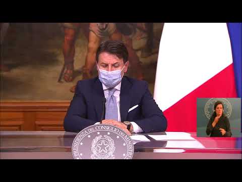 Dpcm 3 novembre 2020, conferenza stampa del Presidente Conte