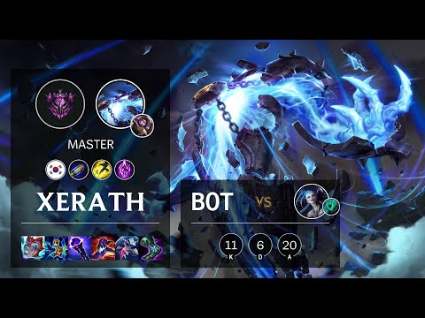Xerath Bot vs Jinx - KR Master Patch 11.24