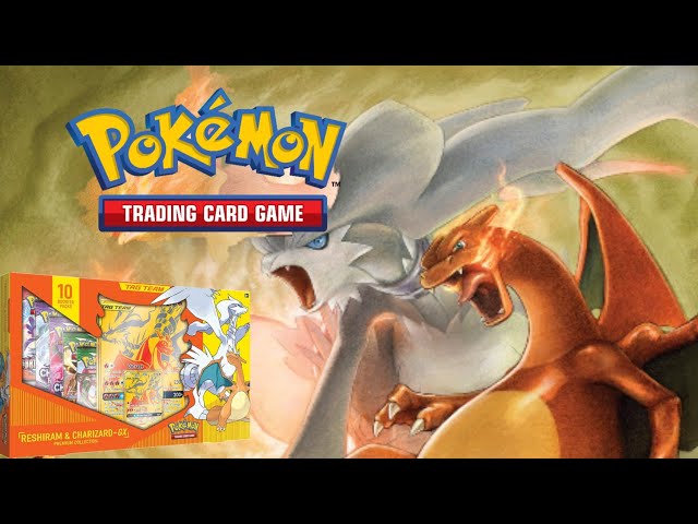 Vídeo relacionado con Tarjetas Pokémon Jumbo XXL, cartas GX, V, EX, Extra Near Mint Protection, tarjeta promocional en inglés (Reshiram & Charizard GX SM247)