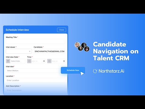Candidate Navigation on Talent CRM