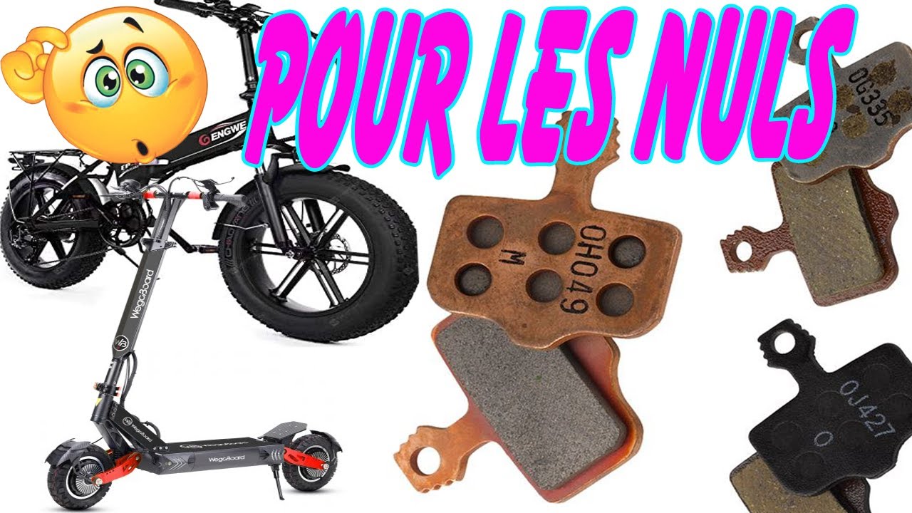 Remplacement plaquettes de frein vélo ou trottinette