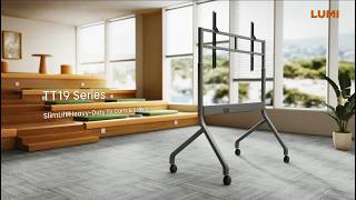 SlimLift Heavy-Duty TV Carts & Stands丨TT19 Series 丨LUMI