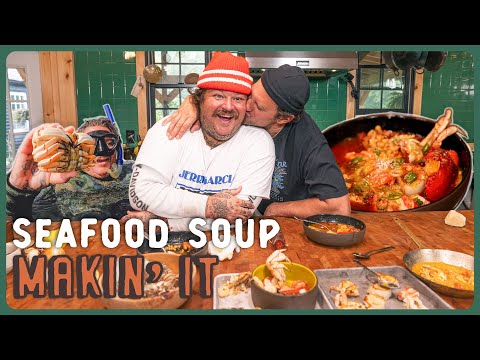Brad & Matty Make Seafood Soup!! | Makin' It! | Brad Leone