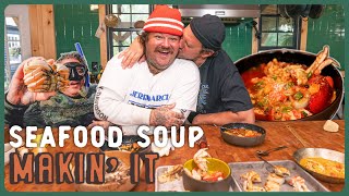 Brad & Matty Make Seafood Soup!! | Makin' It! | Brad Leone Screenshot