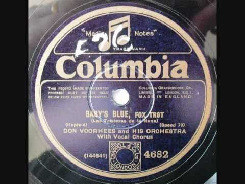 Don Voorhees - Baby's Blue - 1927
