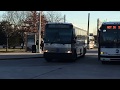 Bayonne 34th St HBLR Station Bound 2002 MCI D4500 2868 S89 Limited Bus Leaving At ETC