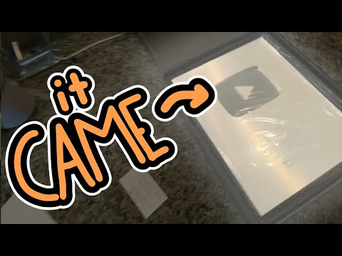 Silver Play Button Unboxing