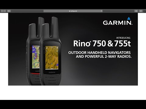 Garmin Rino 755t The Ultimate Survivalist 2-way Radio!!! (Note: For Rino 755t, not 750)