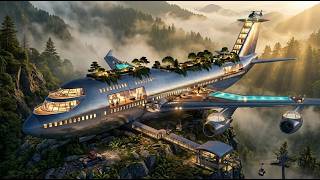 We Found an Abandoned Jumbo Jet on a Mountain… and Turned It Into a Luxury City | Full Restoration