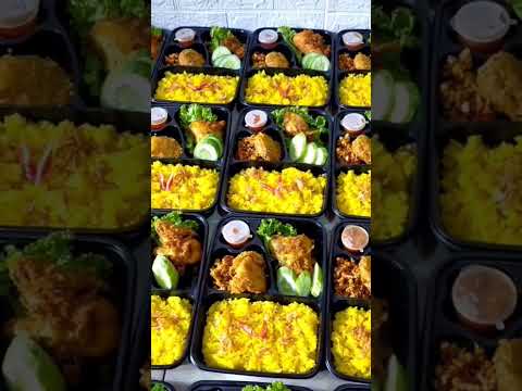 NASI KUNING DALAM BENTO BOX 🤗😍👌🏻