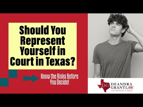 Should You Represent Yourself in Court in Texas? Know the Risks Before You Decide!