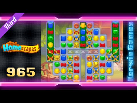 Homescapes Level 965 - Hard Level - No Boosters