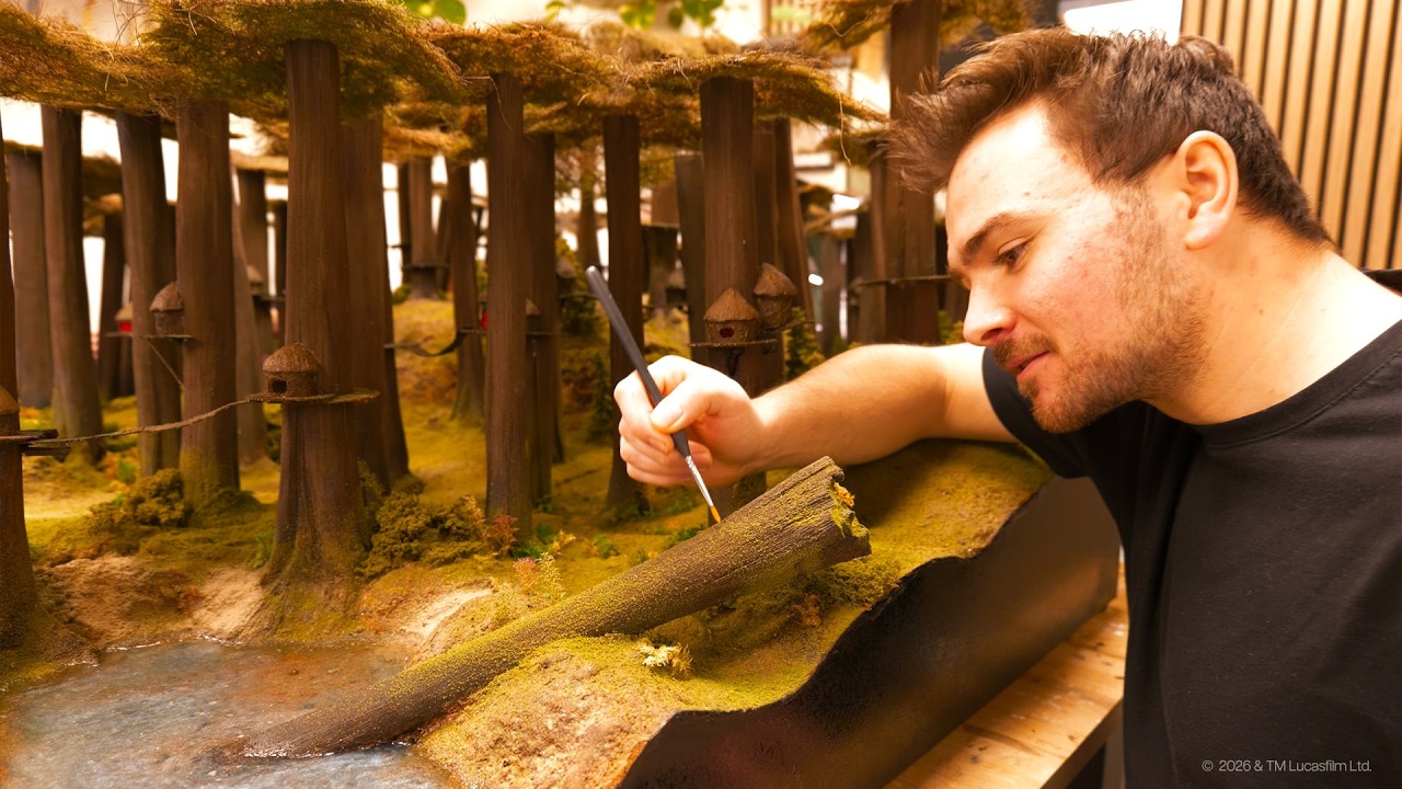 Miniature de la vidéo Star Wars : Création d'Endor en miniature du film Le Retour du Jedi
