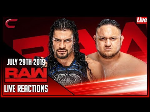 WWE RAW July 29th 2019 Live Stream: Live Reaction Conman167
