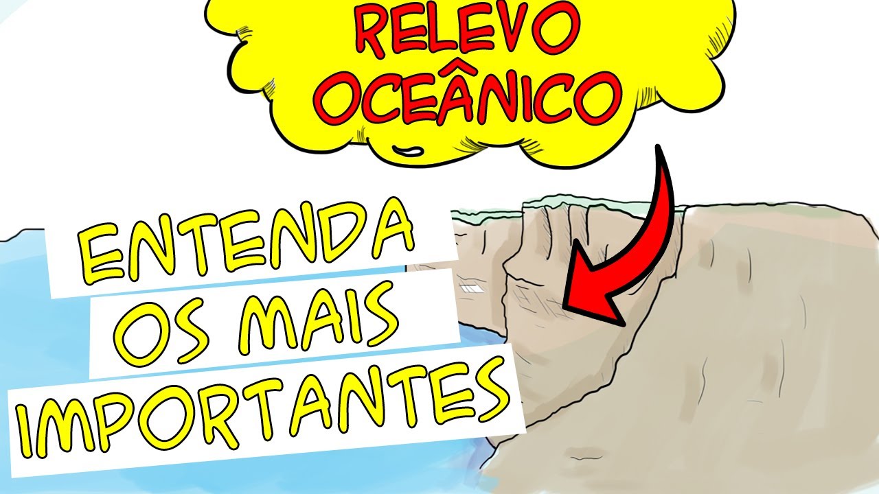 Relevo Oceanico: plataforma continental, planície abissal, ilhas oceânicas