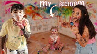 حولت غرفة نومي ل دفتر رسم ???? (ب 60 لون)