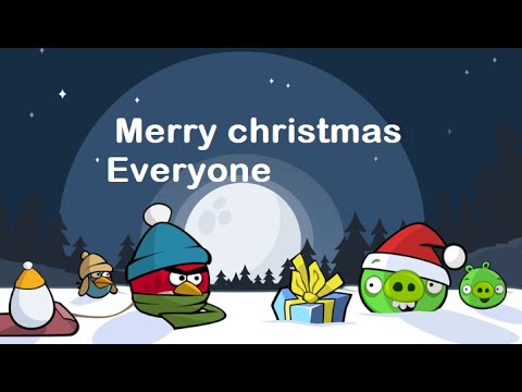 MERRY CHRISTMAS (angry birds season season's greedings full gameplay)