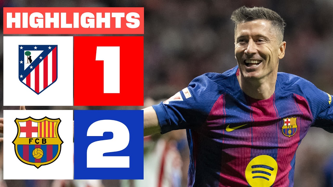 Atlético Madrid vs Barcelona Highlights