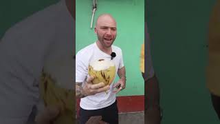 🇬🇩 Caribbean Coconut Street Food King in Grenada #shorts