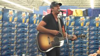 Indiana 105 & Miller Lite Present: Luke Bryan - Just A Sip (New Song) (Live @ Valpo Walmart)