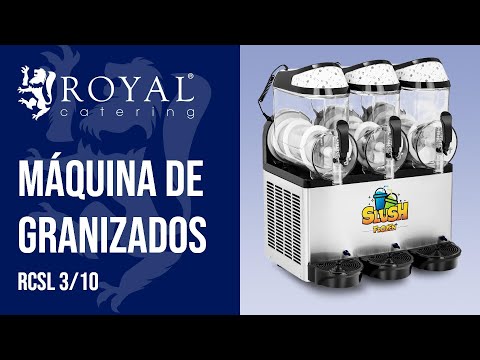vídeo - Máquina de granizados - 3 x 12 l - LED