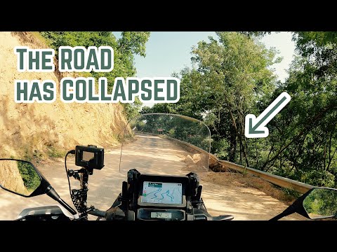 Transalpina to Jina - Narrow mountain road CLIMB on Africa Twin