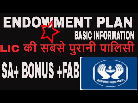LIC Endowment Plan Table No. 814 BASIC INFORMATION Video