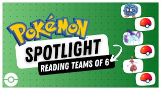 Pokemon Reading Teams of 6 | Play Pokémon Spotlight