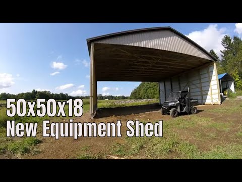 New Equipment Shed Build