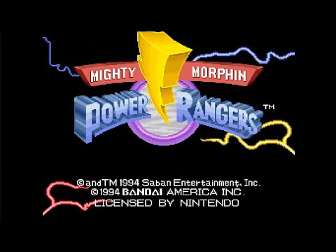 Mighty Morphin Power Rangers (SNES) - Longplay [No Death▪︎All Characters Used]