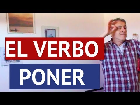 El verbo poner en español