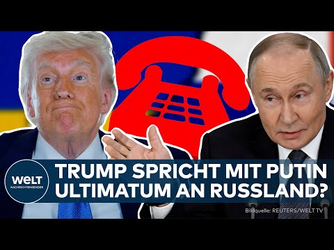 UKRAINE-KRIEG - TRUMP RUFT PUTIN AN: Gespräch über Waffenruhe & Frieden - sonst weitere Sanktionen?