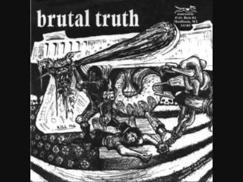spazz/brutal truth - split 7"