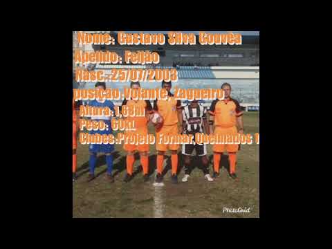 Dvd - Atleta Gustavo Gouveia - volante/zagueiro - 2003 - projeto formar