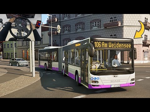 Realistic Bus Simulator 2025 - City Transport Simulator: Bus | Steering Wheel Gameplay