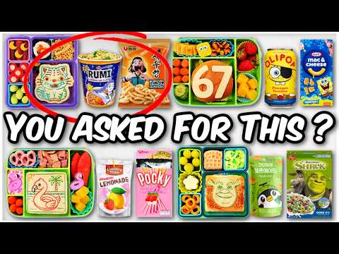 K-Pop Demon Hunter Lunch Challenge! Plus Shrek, Flamingos & More!