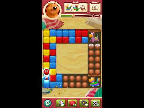 Toon Blast Level 3083 - NO BOOSTERS 🐻🐺🐱 | SKILLGAMING ✔️