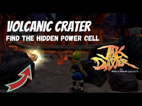 Find the Hidden Power Cell | Volcanic Crater | Jak and Daxter: The Precursor Legacy