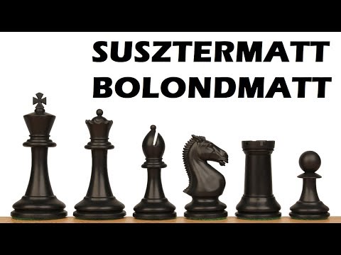 A leggyorsabb sakkjátszmák (susztermatt, bolondmatt) - LCZ video