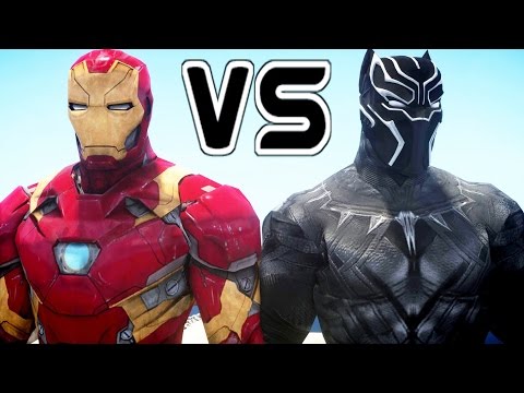Iron Man vs Black Panther - Superheroes Battle