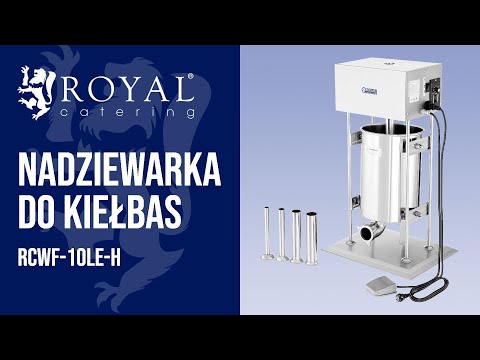 Video - Nadziewarka do kiełbas - 10 l - elektryczna