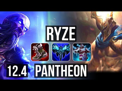 RYZE vs PANTHEON (MID) (DEFEAT) | Rank 5 Ryze, Legendary, 13/5/12 | BR Challenger | 12.4