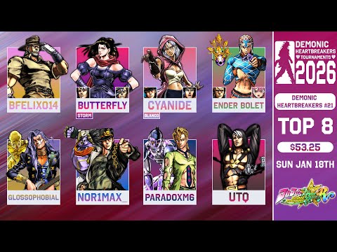 Demonic Heartbreakers #21 | JoJo's All Star Battle R Tournament Top 8