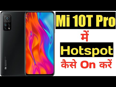 How to enable hotspot on mi 10T pro || Mi 10T pro me hotspot kaise enable kare ||
