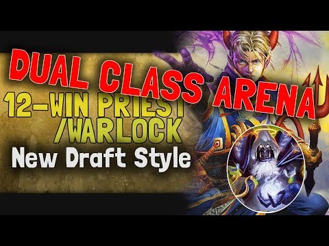 Hearthstone Arena | 12-Win Priest Warlock: New Draft Style (Dual Boomsday #5)